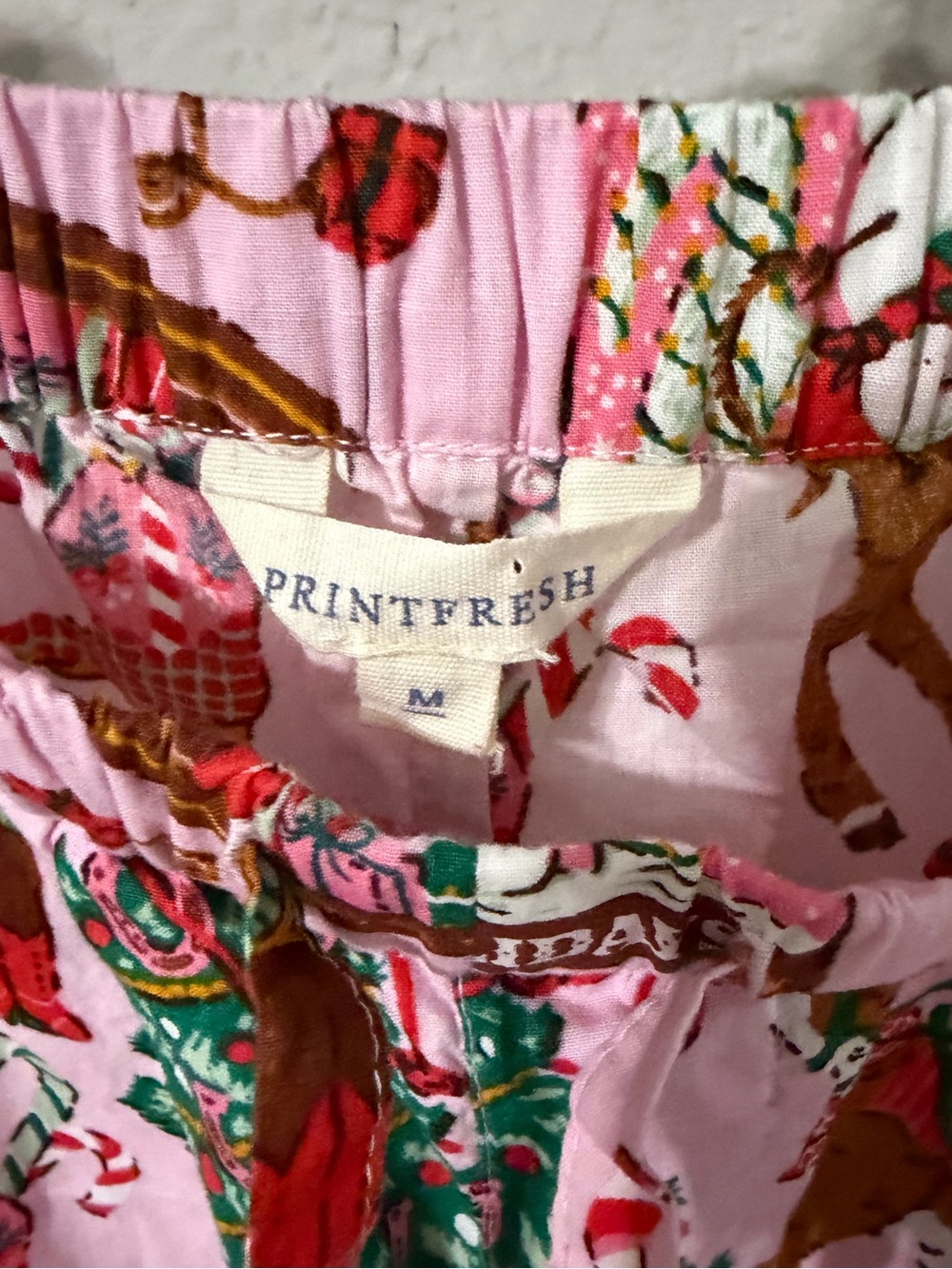 PRINTFRESH - COWBOY CHRISTMAS LONG PAJAMA SET MEDIUM - Picture 6 of 12